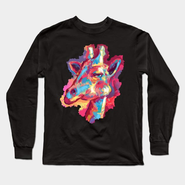 Giraffe Lover Long Sleeve T-Shirt by mailsoncello